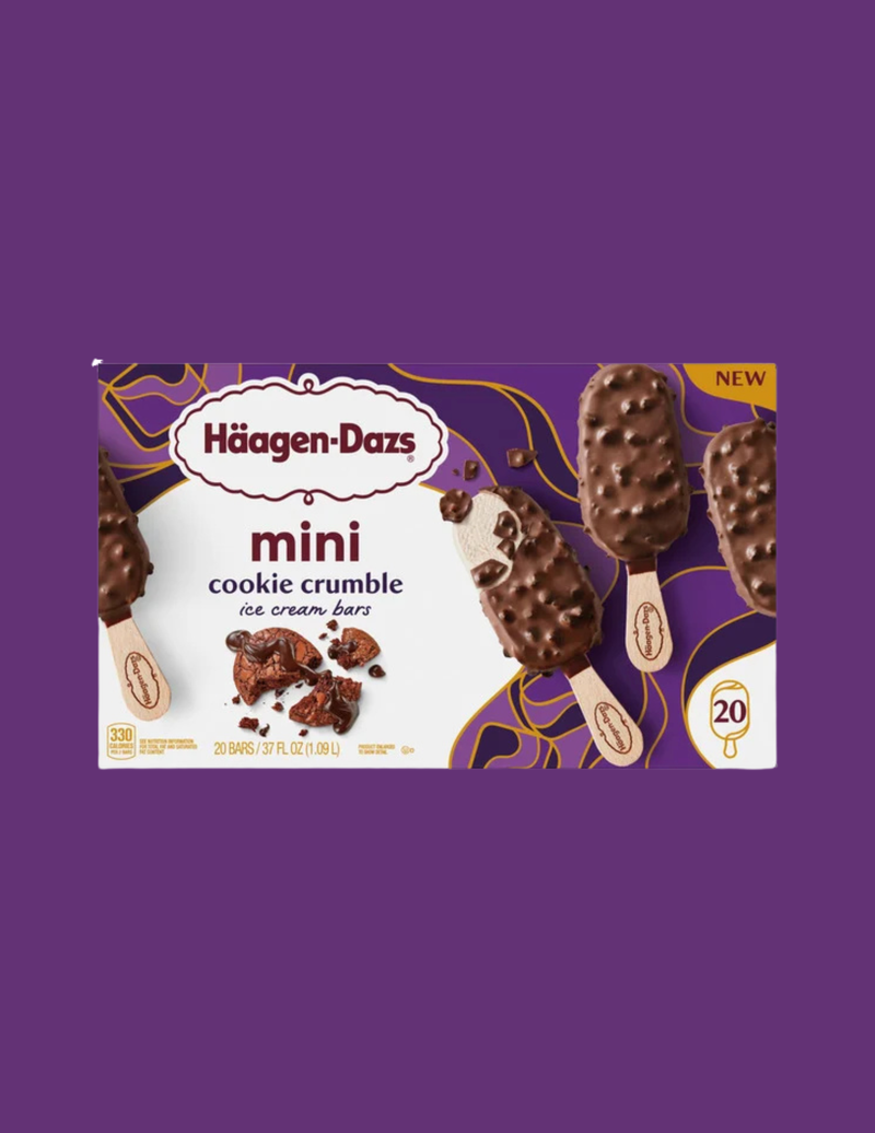 Häagen-dazs Mini Cookie Crumble Ice Cream Bars