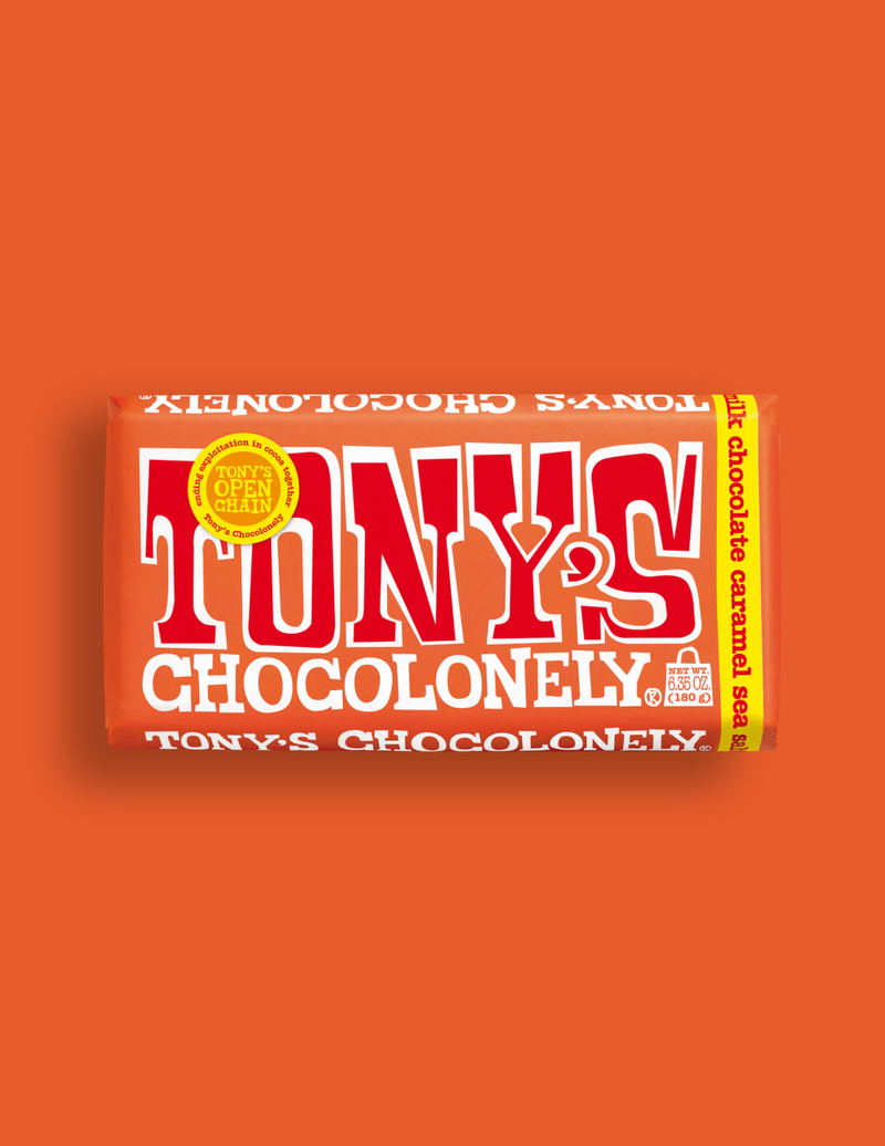 Tony's Chocolonely Milk Caramel Sea Salt 32%